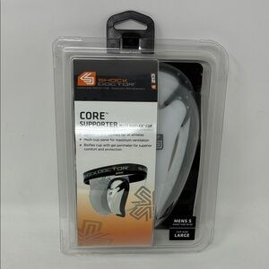 Shock Doctor Core Supporter with BioFlex Cup - Black